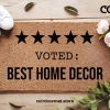 Funny Doormat Voted Best Home Decor - Welcome Doormat - Neighbor Gifts - Funny Gifts - Personalized Doormat - New Home Gift - Porch Decor