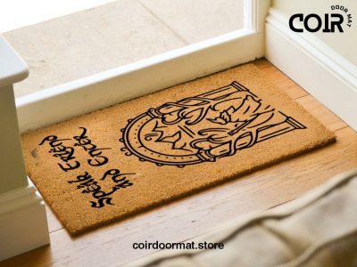 Gandalf Doorway Mat - Lord Of The Rings Doormat - Speak Friend And Enter Doormat - LOTR - Custom Door Mat - Lord Of The Ring Gift - New Home