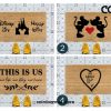 Gift For Her - Gift For Mum - Mum Gift - Housewarming Gift - Closing Gift - Custom Doormat - Disney Gift - Disney Decor - Disney Lovers