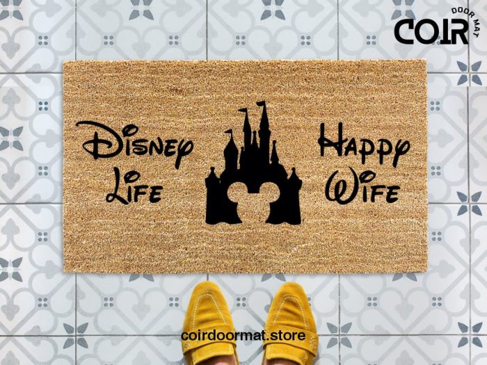 Gift For Her - Gift For Mum - Mum Gift - Housewarming Gift - Closing Gift - Custom Doormat - Disney Gift - Disney Decor - Disney Lovers