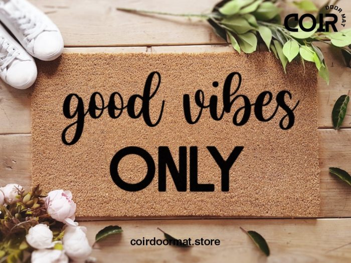 Good Vibes Only Door Mat - Funny Doormat - Funny Gift - Gifts For Him - Gifts For Her - Home Decor - Porch Decor - Personalized Doormat