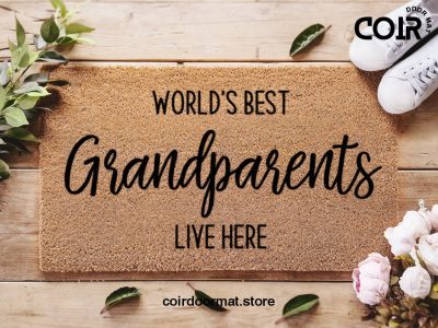 Grandparents Gift - Grandad Gift - Gift For Grandma - Custom Doormat - Grandma Gift - Grandma And Grandpa - Housewarming Gift