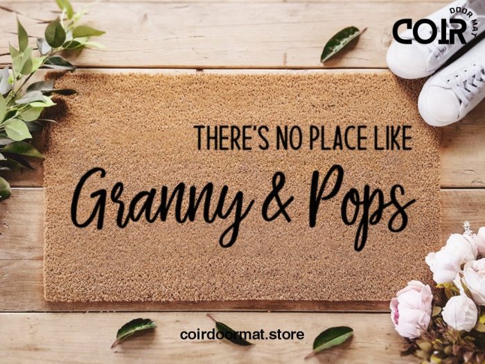 Grandparents Gift - Grandad Gift - Gift For Grandma - Custom Doormat - Grandma Gift - Grandma And Grandpa - Housewarming Gift