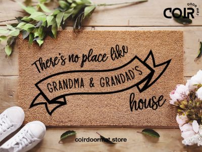 Grandparents Gift - Grandad Gift - Gift For Grandma - Custom Doormat - Grandma Gift - Grandma And Grandpa - Housewarming Gift