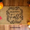 Happy Fall Doormat - Porch Decor - Fall Decor - Home Decor - Welcome Mat - Rug - Fall Home Decor - Fall Decorations - Fall - Seasonal Decor