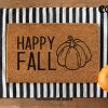 Happy Fall Doormat - Pumpkin Decor - Funny Door Mat - Fall Decorations - Fall Decor - Halloween Decor - Porch Decor - Seasonal Welcome Mat