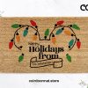 Happy Holidays Doormat - Disney Christmas - Holiday Outdoor Porch Decor - Disney Christmas Decorations