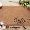 Hello Doormat - Home Decor - Personalized Door Mat - Funny Doormat - Welcome Mat - Front Doormat - Greeting Door Mat