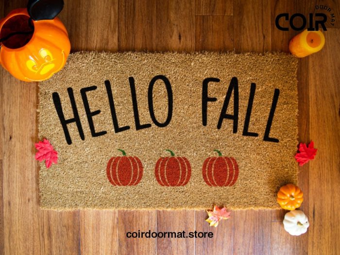 Hello Fall Doormat - Porch Decor - Fall Decor - Welcome Mat - Fall Doormat - Fall Door Mat - Fall Decorations - Fall Rug