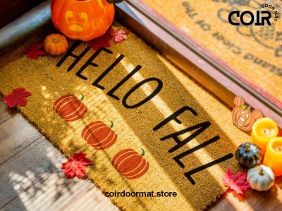 Hello Fall Doormat - Porch Decor - Fall Decor - Welcome Mat - Fall Doormat - Fall Door Mat - Fall Decorations - Fall Rug