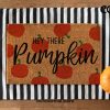 Hey There Pumpkin Doormat - Porch Decor - Fall Decor - Hello Pumpkin Doormat - Fall Doormat - Fall Door Mat - Porch Decorations