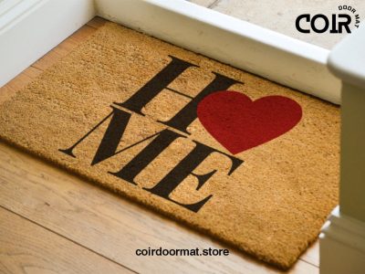 Home Heart - Home Decor - Personalized Door Mat - Home Doormat - Welcome Mat - Front Doormat - Greeting Door Mat