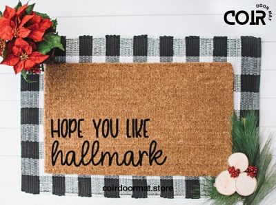 Hope You Like Christmas Doormat Holiday Doormat Christmas Decor Holiday decor Funny Doormat Welcome Mat Front Porch Decor Under 50 Winter