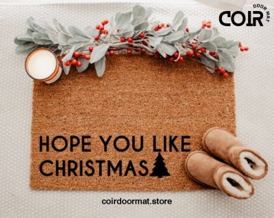 Hope you like Christmas Welcome Mat Doormat Front Door Mat Christmas Decor Holiday Decor Christmas Doormat Winter decor Front Porch Decor