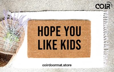 Hope you like Kids, doormat, welcome mat, Entryway Rug, Front Door Decor, Housewarming Gift, Birthday Gift, Gifts for her, Funny Doormat