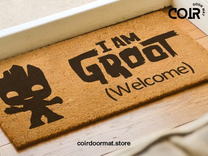 I Am Groot Doormat - Marvel - Avengers - Coir Welcome Mat - Cute Disney Lover Gifts - Cute And Funny Door Mat Gifts