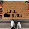 I Smell Children Doormat Halloween Doormat Halloween Decor Fall Doormat Fall Decor Front Porch Decor Front Door Mat Welcome Mat Under 50