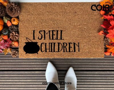 I Smell Children Doormat Halloween Doormat Halloween Decor Fall Doormat Fall Decor Front Porch Decor Front Door Mat Welcome Mat Under 50