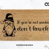 If You're Not Santa Dont Knock - Christmas Lovers - Funny Christmas Doormat - Santa - Christmas Gift - Christmas Mat - Funny Porch Decor