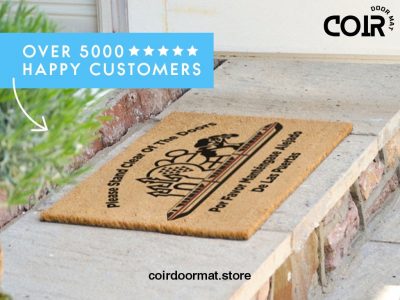 It's Bigger On The Inside Doormat - Coir Welcome Door Mat - Disney Home Decor - Housewarming Family Gift - Disney Lovers