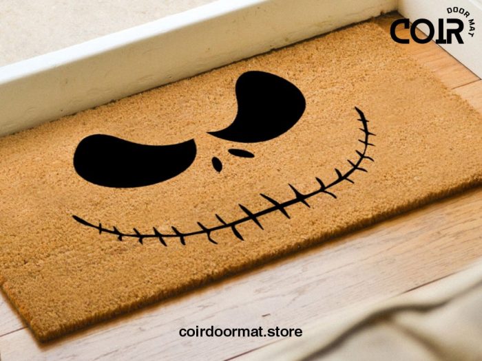 Jack Skellington Doormat - Nightmare Before Christmas - Funny Doormat - Funny Holiday Door Mat - Halloween Decor - Christmas Decor