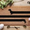 Long Dachshund Doormat - Weiner Dog Doormat - Custom Doormat - Welcome Mat - Cute  Dog Breed - Home Decor- Funny Doormat