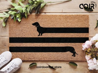 Long Dachshund Doormat - Weiner Dog Doormat - Custom Doormat - Welcome Mat - Cute  Dog Breed - Home Decor- Funny Doormat