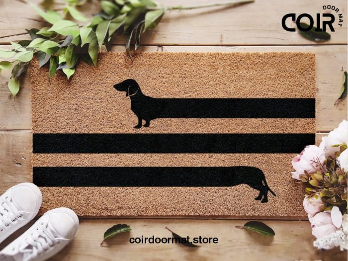 Long Dachshund Doormat - Weiner Dog Doormat - Custom Doormat - Welcome Mat - Cute  Dog Breed - Home Decor- Funny Doormat