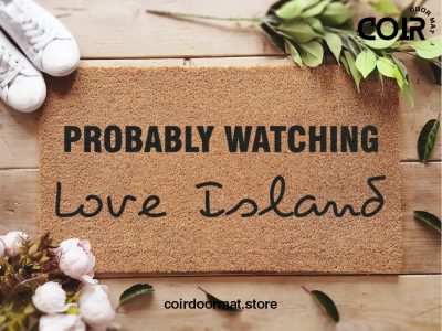 Love Island Gift - Probably Watching Love Island - Custom Doormat - Love island Doormat -  Welcome Doormat - Couples Gift - ITV2