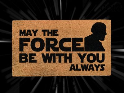 May The Force Be With You Always - Obi - Wan Kenobi - Disney And Star Wars Lovers - Starwars Gifts - Personalized Door Mat - Disney Doormat