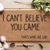 Michael Scott Quote Doormat - The Office - Funny Doormat - That's What She Said