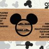 Mickey Mouse Monorail Door Mat - Disney Welcome doormat - Disneyland - Disneyworld - Disney Gift Ideas - Mickey Doormat - Please Stand Clear