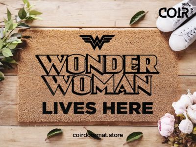 Mother's Day Doormat - Best Mum -  Mother's Day Gift - Wonder Woman - Housewarming Gift - Gift For Her - Funny Doormat