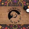 Oogie Boogie Welcome Doormat -  Well Well Well What Have We Here - Halloween Quote Mat - Seasonal Coir Mat