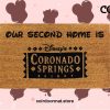 Our Second Home Coronado Springs Resort - Disney Decor - Coir Doormat - Disney Lover Gift - Disney Land - Disney Doormat - Disney World