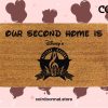 Our Second Home Disney All Star Music Resort - Home Decor - Disney Decor - Disney Gift - Disney Land - Disney Doormat - Disney World