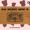 Our Second Home Disney's Caribbean Beach Resort - Disney Decor - Disney Lover Gift - Disney Land - Disney Doormat - Disney World