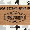 Our Second Home Grand Californian Hotel & Spa - Coir Doormat - Disney Lover Gift - Disney Land - Disney Doormat - Disney World