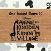 Our Second Home Is Animal Kingdom Welcome Doormat - Kidani Village - Disney Decor - Disney World - Coir Welcome Door Mat - Disney Lovers