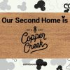 Our Second Home Is Copper Creek Welcome Doormat - Disney Decor - Disney World - Coir Welcome Door Mat - Disney Lovers