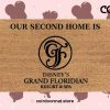 Our Second Home Is Grand Floridian Welcome Doormat - Disney Decor - Disney World - Coir Welcome Door Mat - Disney Lovers