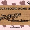 Our Second Home Is Port Orleans Resort French Quarter at Disney World - Coir Doormat - Disney Lover Gift