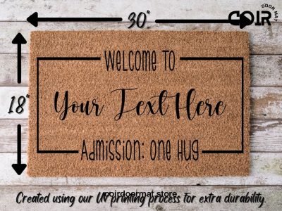 Personalized Doormat-Custom Door Mat-Customized Doormat-Personalized Gift-Custom Gift-Housewarming Gift-Birthday Gift-Welcome Door Mat