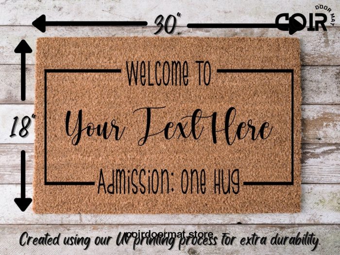 Personalized Doormat-Custom Door Mat-Customized Doormat-Personalized Gift-Custom Gift-Housewarming Gift-Birthday Gift-Welcome Door Mat