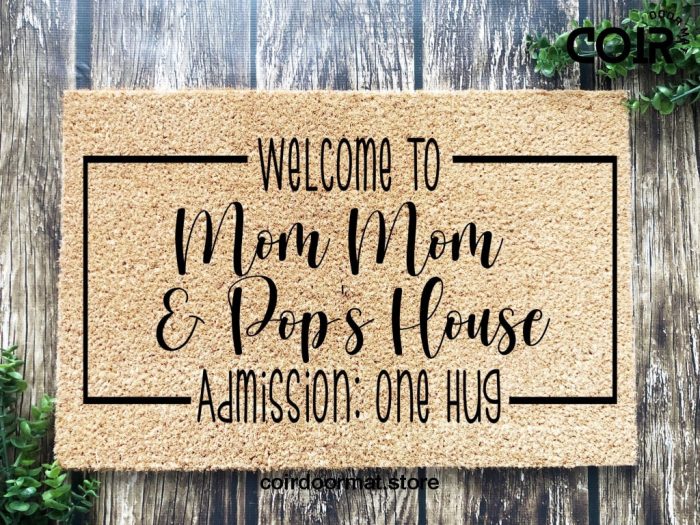 Personalized Doormat-Custom Door Mat-Customized Doormat-Personalized Gift-Custom Gift-Housewarming Gift-Birthday Gift-Welcome Door Mat