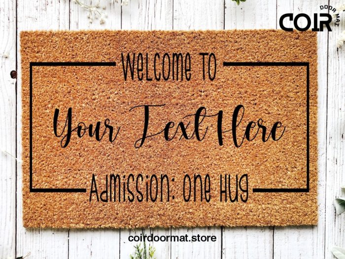 Personalized Doormat-Custom Door Mat-Customized Doormat-Personalized Gift-Custom Gift-Housewarming Gift-Birthday Gift-Welcome Door Mat