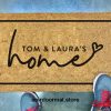 Personalized Doormat - Custom Doormat - Housewarming Gift - Closing Gift - Custom Name Doormat - Wedding Gift - Personalized Gift