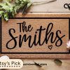 Personalized Doormat / Custom Doormat / Housewarming Gift / Family Name Doormat / Wedding Gift / Closing Realtor Gift / Monogram Rug