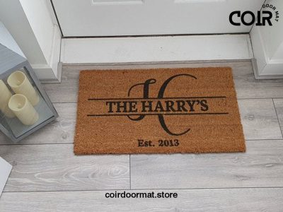 Personalized Doormat - Custom Doormat - Monogram Door Mat - Last Name Doormat - Monogram Rug - Housewarming Gift - Closing Gift - Realtor