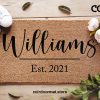 Personalized Doormat - Family Name Door Mat - Last Name Doormat - Custom Rug - Housewarming Gift - Closing Gift - Realtor - Custom Doormat